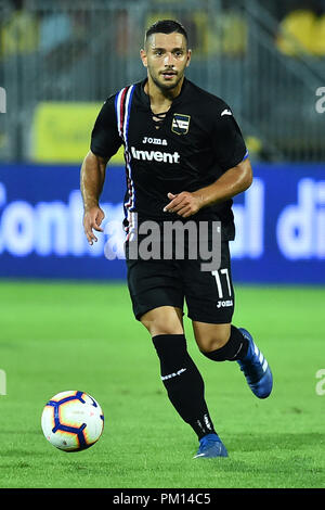 Rome, Italie. 16 Sep, 2018. Serie A Football Frasinone Sampdoria-Frosinone vs 15-09-2018 dans l'image Gianluca Caprari Photographe01 Photo Credit : agence photo indépendante/Alamy Live News Banque D'Images