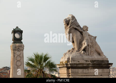 La gare de Marseille-Saint-Charles, Marseille, France. Banque D'Images