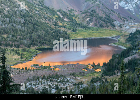 Francis Lake dans l'Oregon est Montagnes Wallowa. Banque D'Images