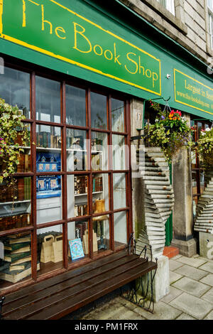 La Boutique Livre dans Wigtown, ville du livre national de l'Écosse, dans la région de Dumfries et Galloway, en Écosse. Banque D'Images