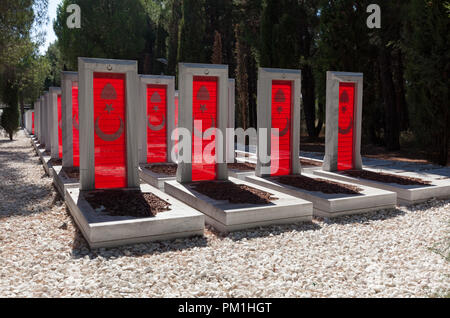 CANAKKALE - 28 juillet 2018 : memorial cemetery Banque D'Images