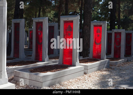 CANAKKALE - 28 juillet 2018 : memorial cemetery Banque D'Images