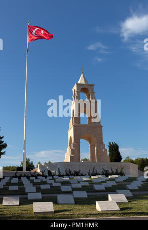 CANAKKALE - 28 juillet 2018 : Canakkale (Dardanelles) monument commémoratif des martyrs à Gallipoli, en Turquie Banque D'Images