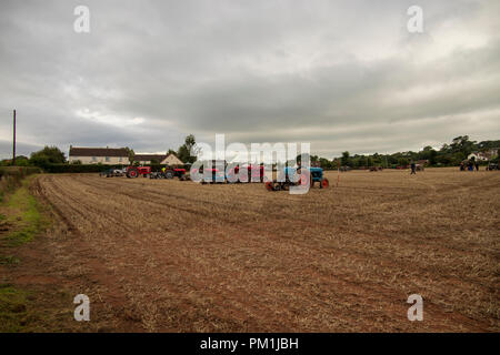 North Somerset Vintage tracteur de labour, de mâcher de Stoke, Bristol 2018 Banque D'Images