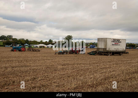 Le North Somerset Vintage tracteur de labour, de mâcher de Stoke, Bristol 2018 Banque D'Images