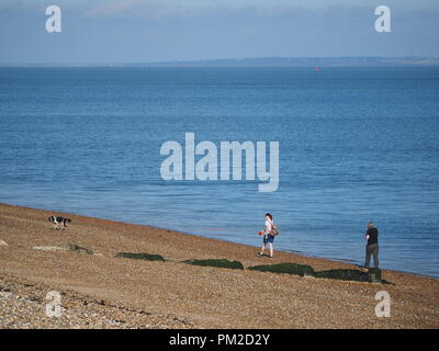 Sheerness, Kent, UK. 17 Sep, 2018. Météo France : un matin ensoleillé et très chaud dans la région de Sheerness, Kent. Credit : James Bell/Alamy Live News Banque D'Images