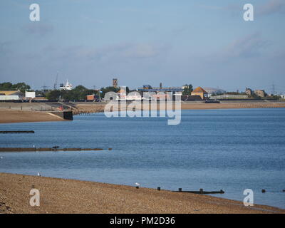 Sheerness, Kent, UK. 17 Sep, 2018. Météo France : un matin ensoleillé et très chaud dans la région de Sheerness, Kent. Credit : James Bell/Alamy Live News Banque D'Images