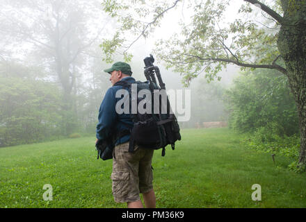 États-unis - le 19 mai : le sentier des Appalaches entre la Route 7 et la route 50 près de Bluemont, Virginie. L'Appalachian National Scenic Trail, en général Banque D'Images