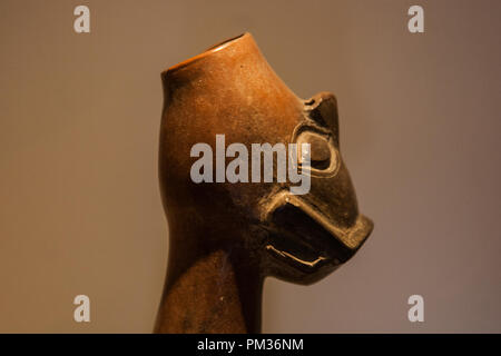 Ancienne statue en terre cuite de l'Inca. Pas de personnes. Banque D'Images