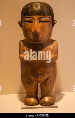 Ancienne statue en terre cuite de l'Inca. Pas de personnes. Banque D'Images