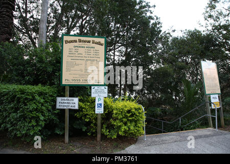 Dawn Fraser Bains de Elkington Park, Balmain à Sydney. Banque D'Images