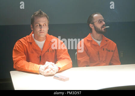 De gauche à droite : Gabriel Macht joue Buck Dolby® et Giovanni Ribisi joue Wayne Beering dans 'Milieu des hommes.' Banque D'Images