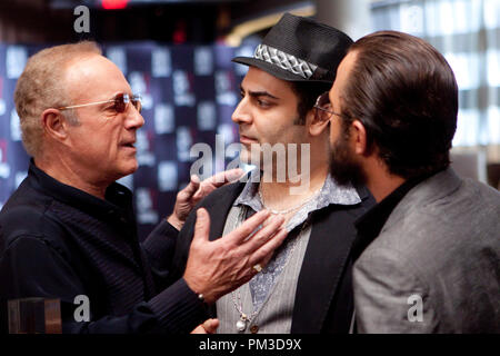 De gauche à droite : James Caan joue Jerry Haggerty, Jason Antoon joue Denny Z, et Giovanni Ribisi joue Wayne Beering dans 'Milieu des hommes.' Banque D'Images