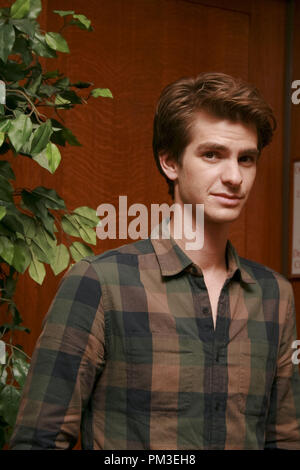 Andrew Garfield 'The Social Network' Session de portrait, le 25 septembre 2010. La reproduction par les tabloïds américains est absolument interdit. Référence #  30500 Fichier 059CCR pour un usage éditorial uniquement - Tous droits réservés Banque D'Images