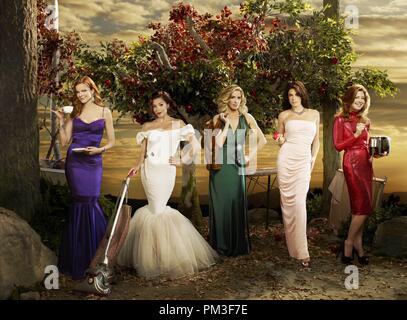 Desperate Housewives Saison 6 photos publicitaires 2009 Dana Delaney, Eva Longoria-Parker.Marcia Cross, Teri Hatcher et Felicity Huffman Banque D'Images