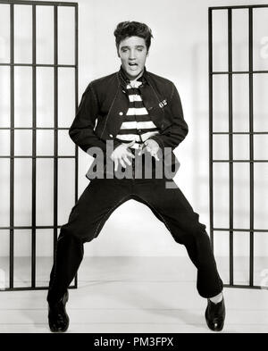 Elvis Presley Jailhouse Rock' 1957 'Fichier MGM référence #  30732 152THA Banque D'Images