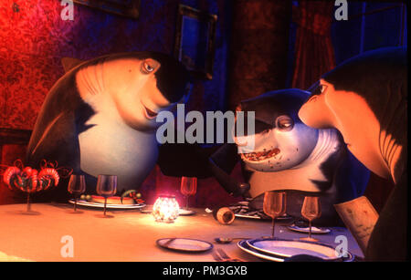 Photo du film de "requin Tale' Don Lino, Frankie, Lenny © 2004 Dreamworks Référence de dossier #  30735691THA pour un usage éditorial uniquement - Tous droits réservés Banque D'Images