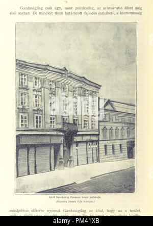 Libre à partir de la page 712 d'un "Magyar Nemzet tortenete. Szerkeszti Szilágyi S. [avec cartes et illustrations.]' . Banque D'Images