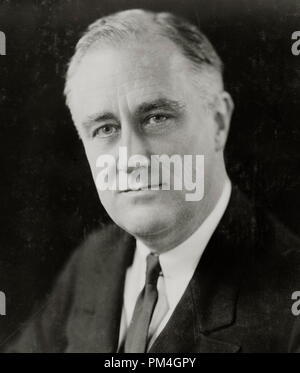 Le Président Franklin Delano Roosevelt, 1933. Référence de fichier #  1003 090THA Banque D'Images