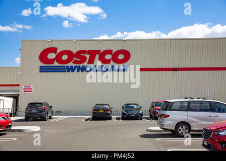 Costco Wholesale shopping outlet dans Marsden Park, au nord ouest de Sydney, Australie Banque D'Images