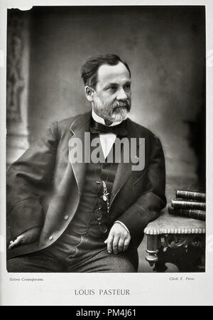 Portrait de Louis Pasteur (1822 - 1895), chimiste et microbiologiste français, vers 1880 Référence de fichier #  1003 550THA Banque D'Images