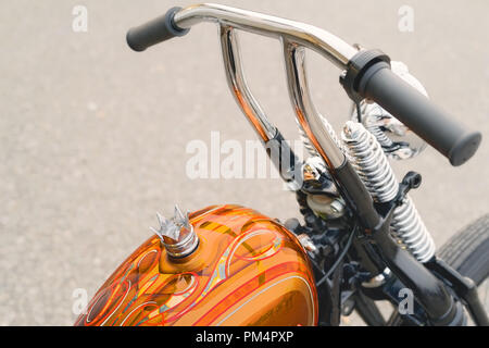 Moto Harley Davidson Mito Americano Banque D'Images