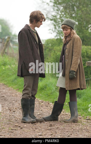 Andrew Garfield et Carey Mulligan dans Never let me go ; Photo par Alex Bailey 2010 Banque D'Images