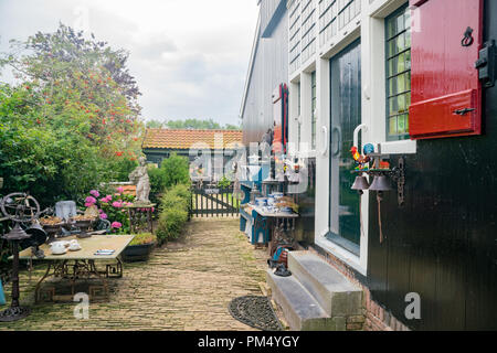 Belles maisons à néerlandais aux Pays-Bas, Zaandijk Banque D'Images