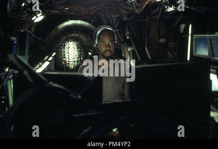 Photo du film / Publicité encore de 'The Matrix Reloaded' Harold Perrineau © 2003 Warner Brothers Crédit photo : Caipirinha Boland Référence de dossier #  30753320THA pour un usage éditorial uniquement - Tous droits réservés Banque D'Images