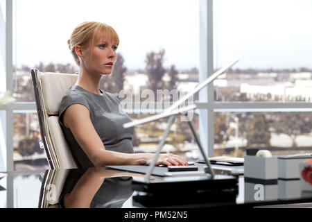 Gwyneth Paltrow joue Pepper Potts dans "Iron Man 2" 2010. Banque D'Images