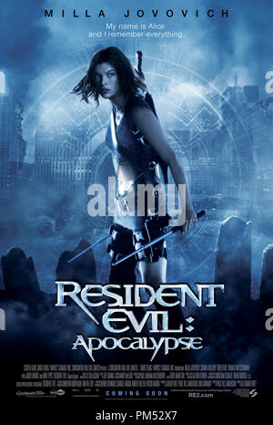 Resident Evil : Apocalypse' Key Art © 2004 Screen Gems Inc. photo de Rolf Konow Banque D'Images