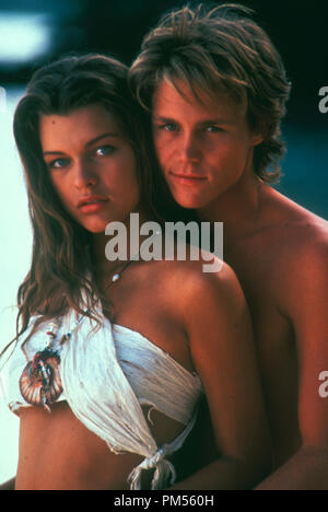 Milla Jovovich, Brian Krause 'Retour à la Blue Lagoon' 1991 Banque D'Images