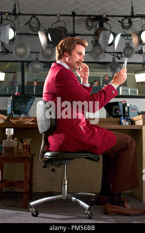 'Le Présentateur : la légende de Ron Burgandy' Will Ferrell © 2004 DreamWorks Banque D'Images