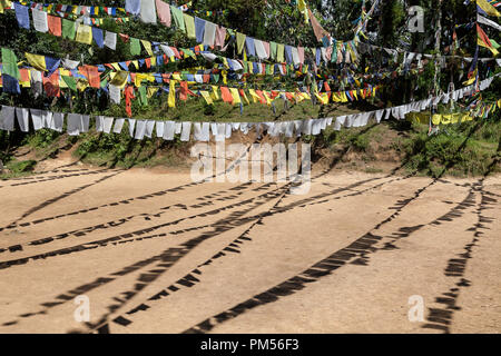 Monastère de Rumtek, le plus grand monastère au Sikkim, Inde. Banque D'Images