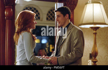 'American Wedding' Alyson Hannigan, Jason Biggs Banque D'Images