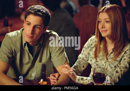 Mariage américain Jason Biggs, Alyson Hannigan Banque D'Images