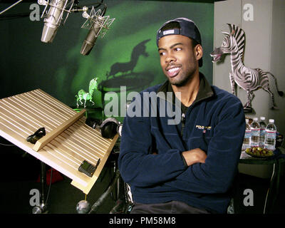 Publicité studio de 'Madagascar' encore Chris Rock © 2005 Dream Works Photo par Kelvin Jones Référence #  307361835THA pour un usage éditorial uniquement - Tous droits réservés Banque D'Images
