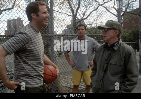 Photo du film à partir de 'Melinda et Melinda' Will Ferrell, Steve Carell, réalisateur Woody Allen © 2004 Fox Searchlight Pictures Crédit photo : Brian Hamill Banque D'Images