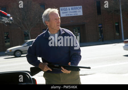 Publicité studio de sang encore 'Travail' Clint Eastwood © 2002 Warner Brothers Crédit photo : Merie W. Wallace Banque D'Images