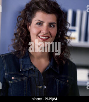 Photo du film / Publicité encore de 'My Big Fat Greek Wedding' Nia Vardalos © 2002 IFC Films Banque D'Images