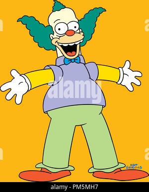 Photo du film / Film de publicité encore encore encore / Publicité de 'The Simpsons' Krusty le clown 2001 Dossier Référence #  30847004THA pour un usage éditorial uniquement - Tous droits réservés Banque D'Images