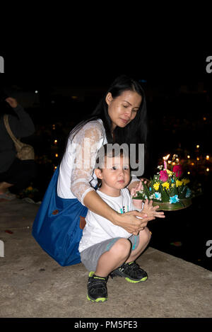 La Thaïlande, Koh Samui, Loy Krathong Festival