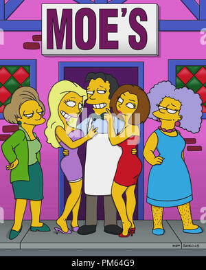 Photo du film / photos promotionnelles de 'The Simpsons' : 'épisode' Pygmoelian Edna Krabappel, Moe, Selma Bouvier, 27 février 2000 Dossier n° Référence 30846101THA pour un usage éditorial uniquement - Tous droits réservés Banque D'Images