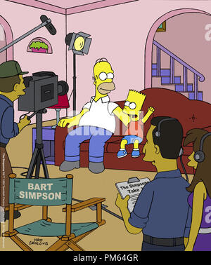 Photo du film / photos promotionnelles de 'The Simpsons' épisode : "Derrière le rire' Homer Simpson, Bart Simpson 21 mai 2000 Dossier n° Référence 30846105THA pour un usage éditorial uniquement - Tous droits réservés Banque D'Images