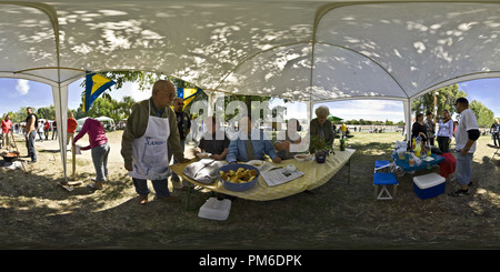 Vue panoramique à 360° de Festival de poisson - Déjeuner