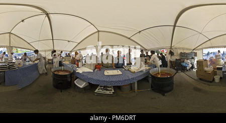 Vue panoramique à 360° de Fish Festival 2009 - présentation du chaudron géant