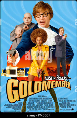 Photo du film / Publicité encore de 'Austin Powers in Goldmember' Poster © 2002 Nouvelle ligne Producitons Banque D'Images