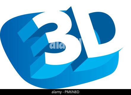 Logo vector stéréoscopie Illustration de Vecteur