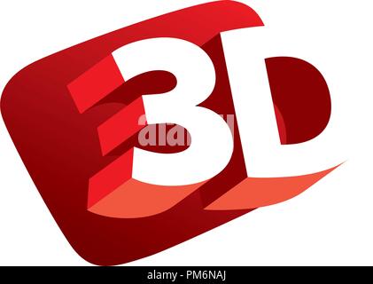 Logo vector stéréoscopie Illustration de Vecteur