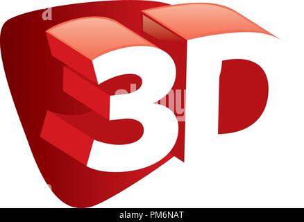 Logo vector stéréoscopie Illustration de Vecteur